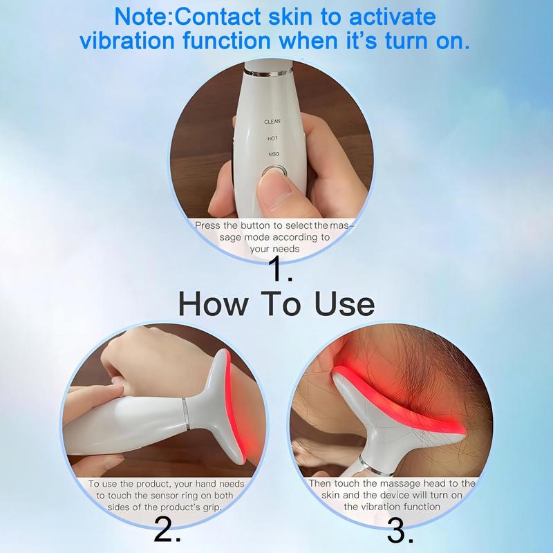 3-in-1 Beauty Massager for Face and Neck