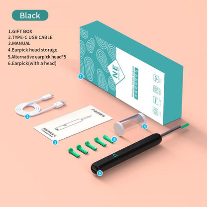 Ear Canal Cleaner with 8-Piece Ear Kit with 1080P Camera - Ear Camera for iOS and Android