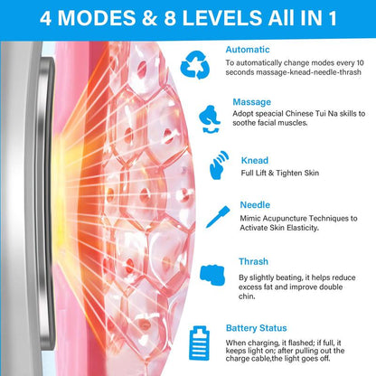 Intelligent electric double chin removal V-face machine